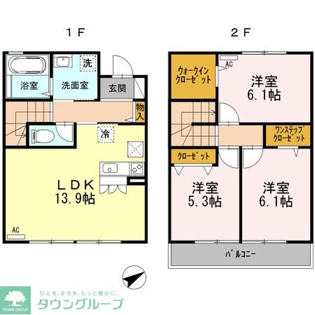 シーゲート府中IIの物件間取画像